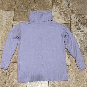 LOFT Lavender Turtleneck Sweater